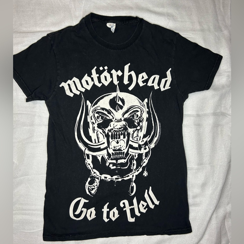 Men’s black Motörhead go to hell tee small